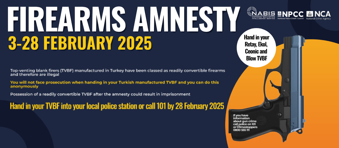 National Firearms Amnesty, 3-28 February