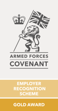 armed forces convenant gold award logo